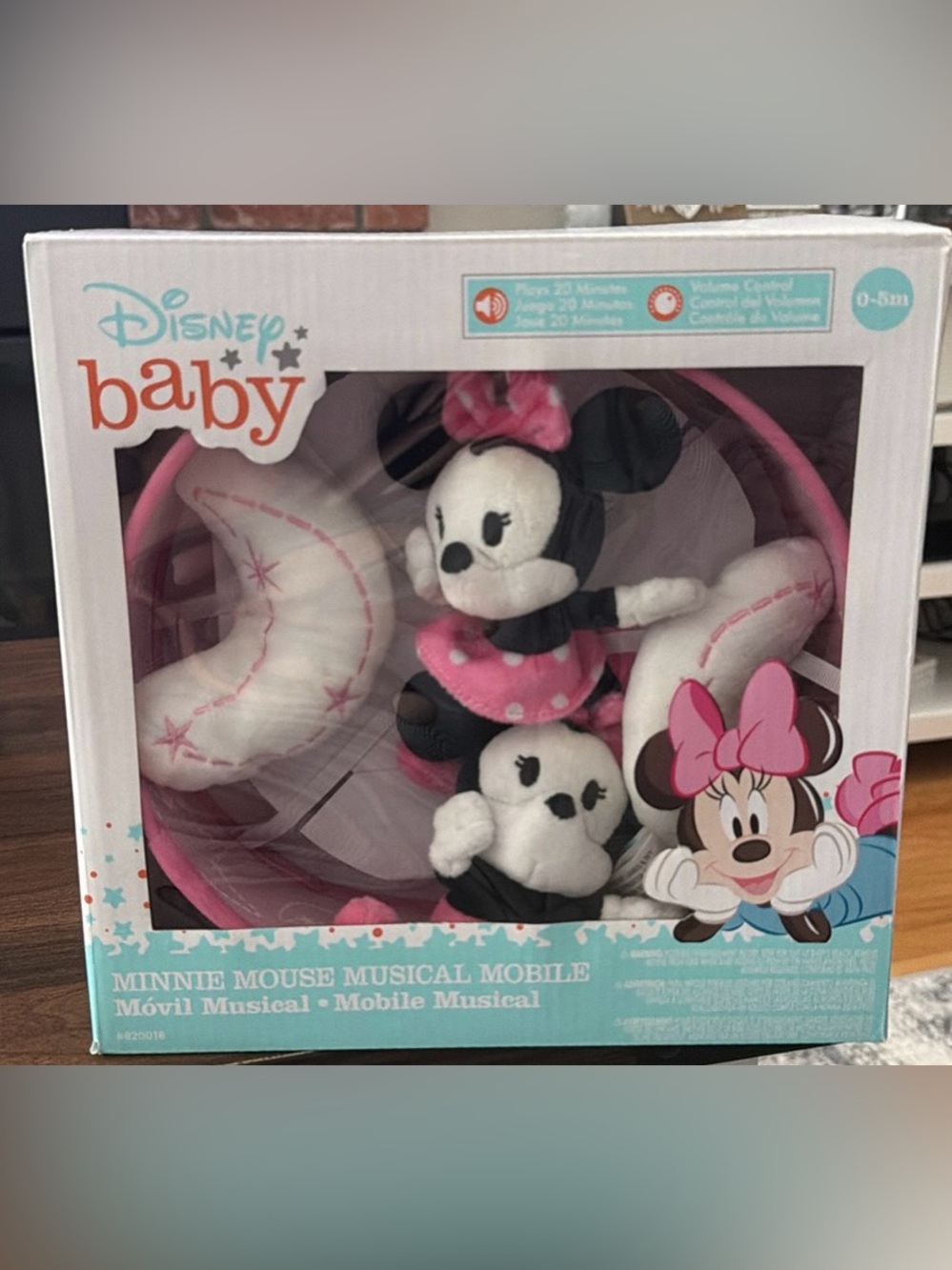 Disney baby Minnie Mouse Plush Musical mobile Lambs & Ivy